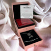 COLLANA - LOVELY + COFANETTO CON ROSE E BIGLIETTO DEDICA IN REGALO!